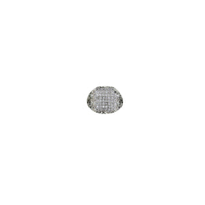 Ring Square Pave CZ