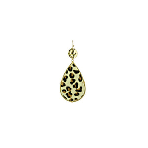 Earring Leopard Teardrop Dangle