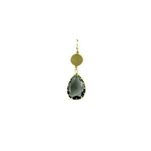 Earring Teardrop Crystal Drop